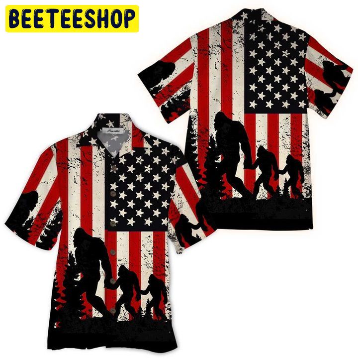 Art Bigfoot Trending Hawaiian Shirt-1