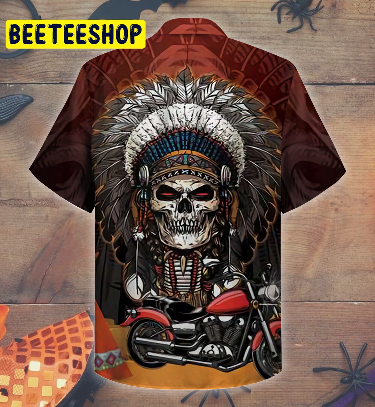 Art Skull Native Trending Hawaiian Shirt-1