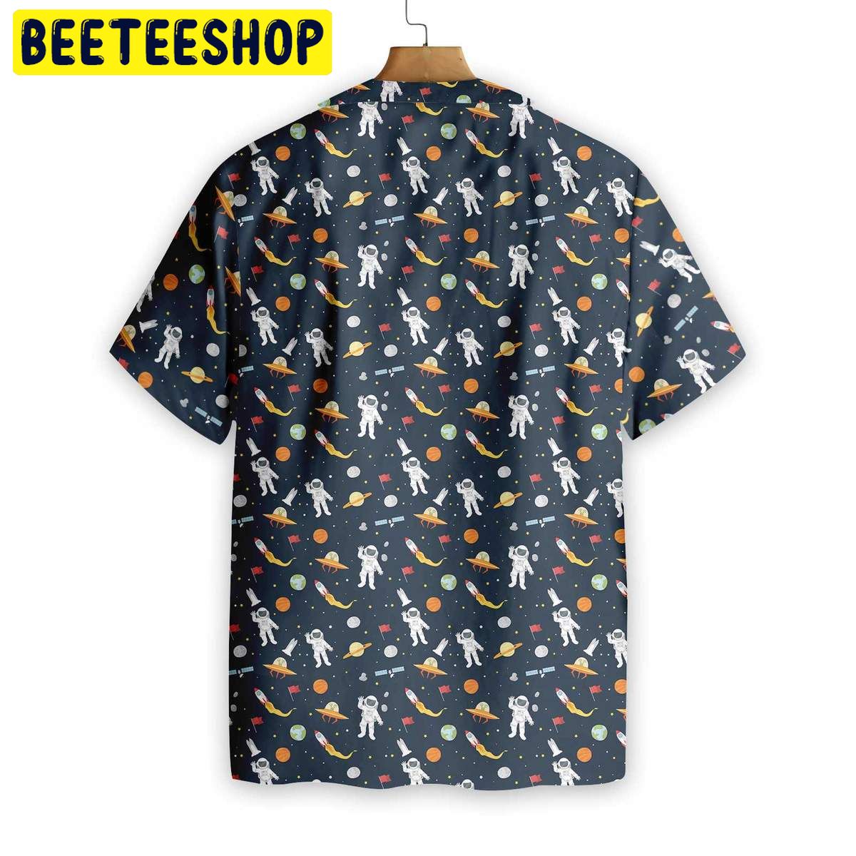 Astronaut Hello Trending Hawaiian Shirt-1