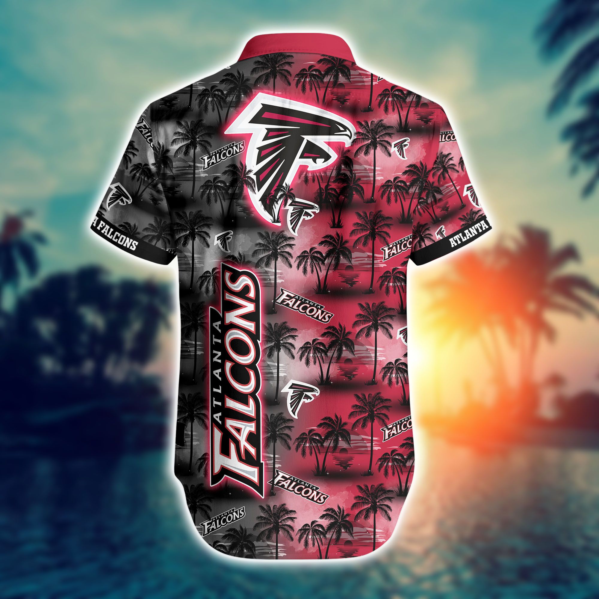 Atlanta Falcons Nfl Hawaiian Shirts And Shorts For Fans-1