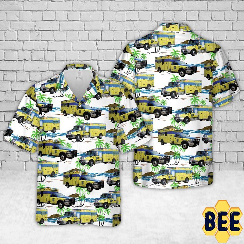 Austin-travis County Ems Texas Trending Hawaiian Shirt-1