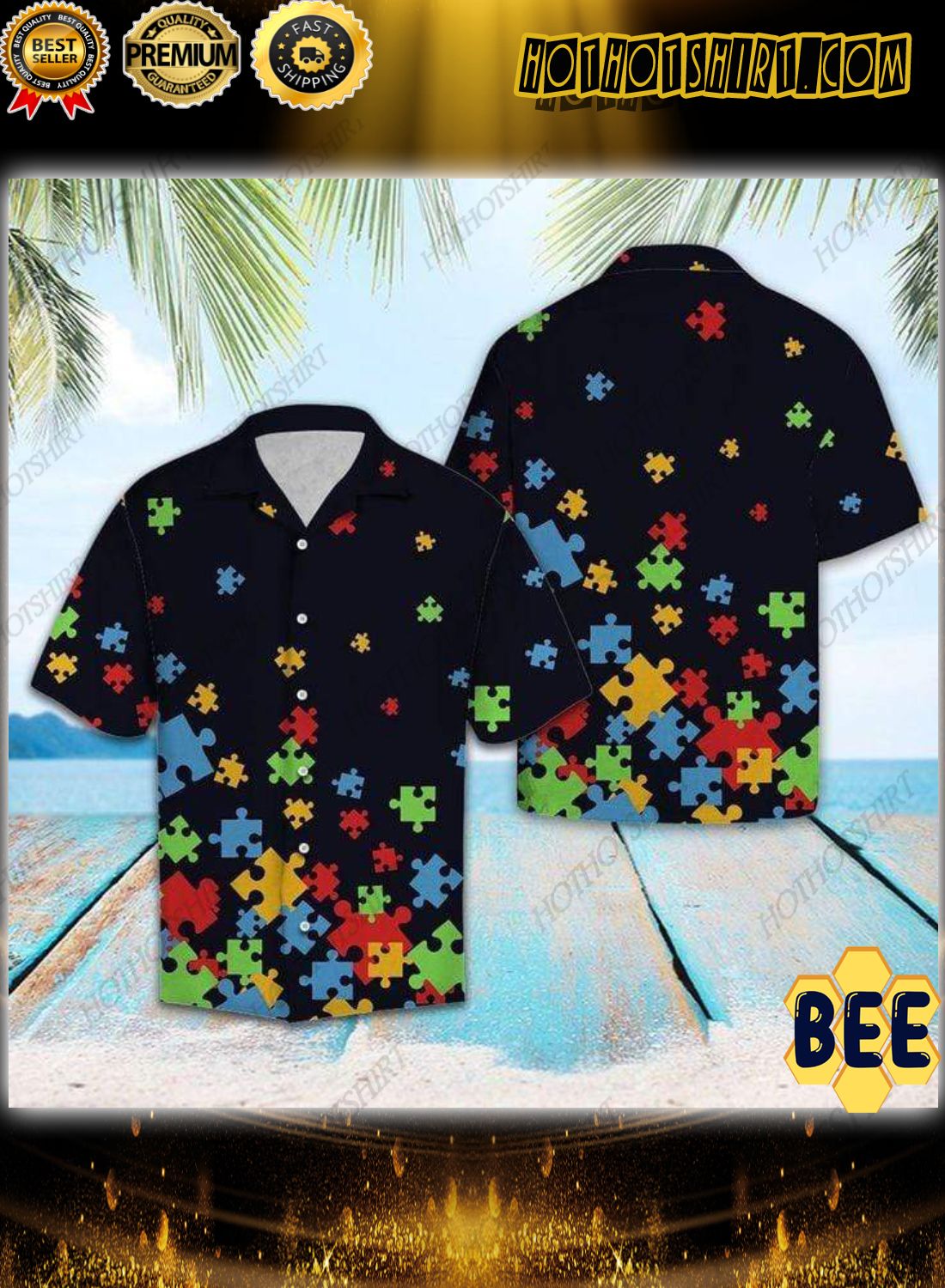 Autism Awareness Trending Hawaiian Shirt-1