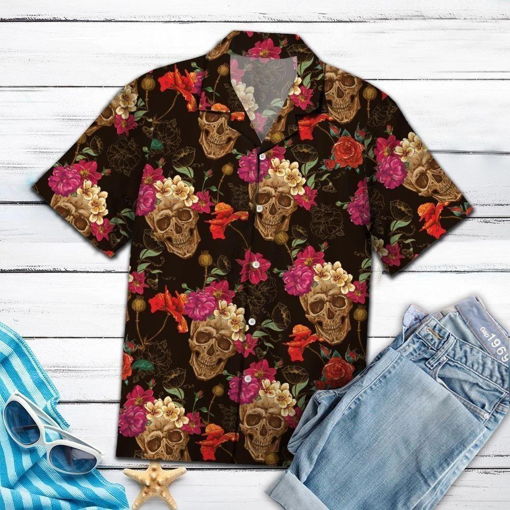 Beach Shirt Get Here Amazing Skull Hawaiian Shirt 1 Beach Shirt Get Here Amazing Skull Hawaiian Shirt