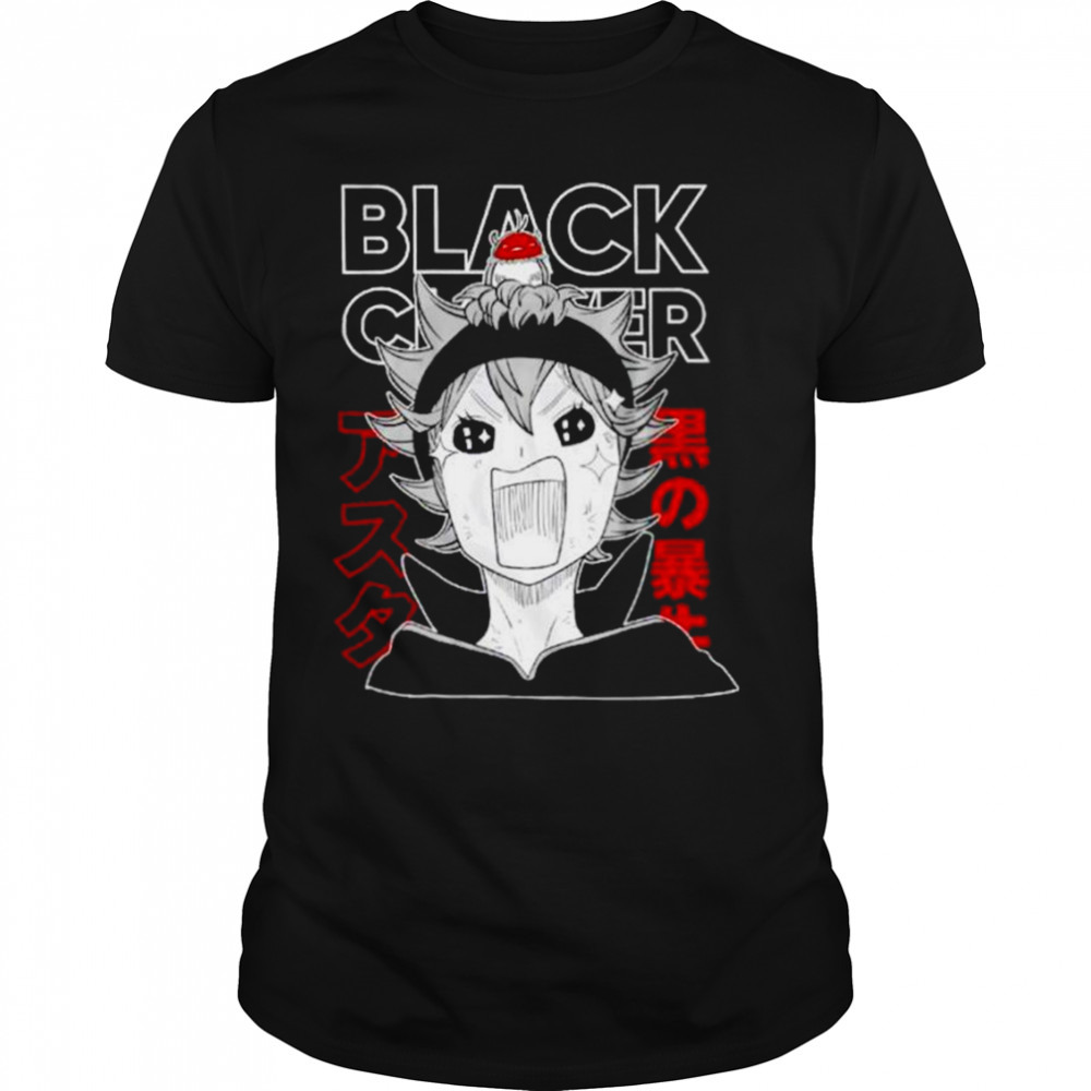 Black clover animet shirt