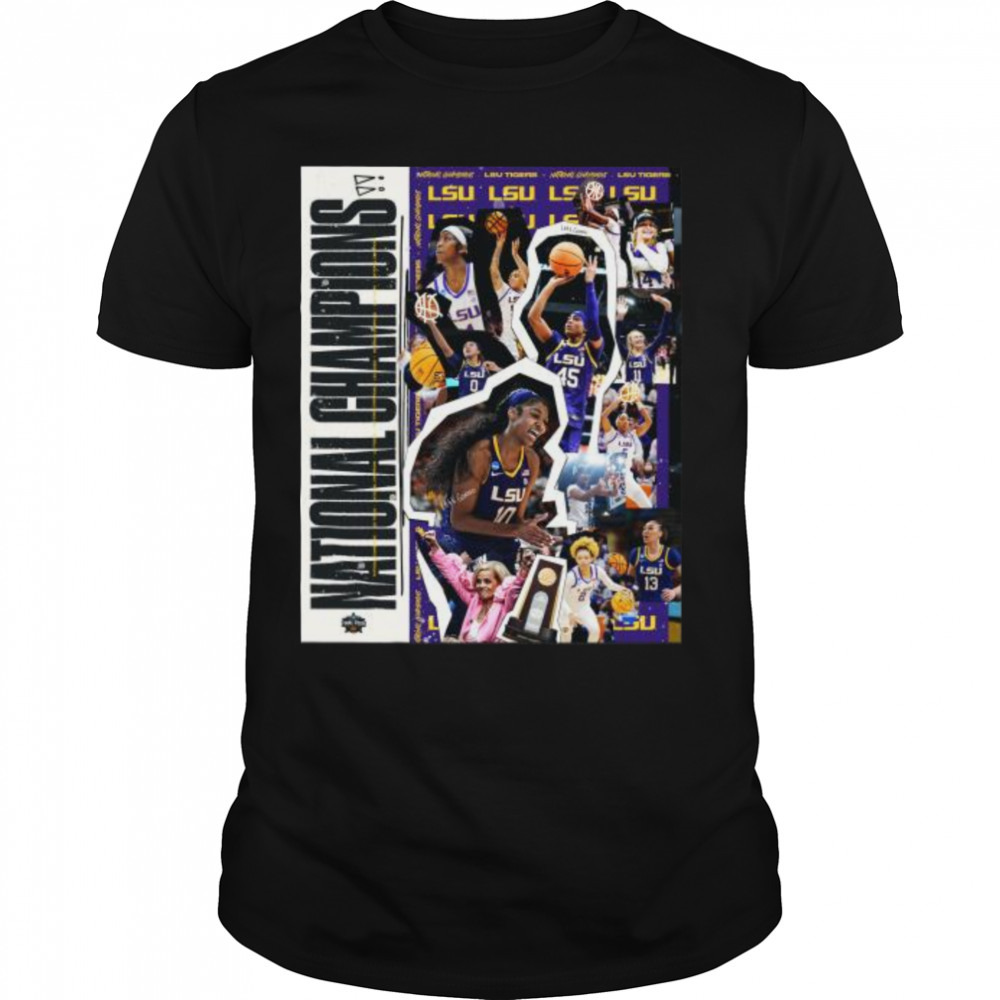 LSU Tiger victory Iowa 2023 National Championship poster shirt