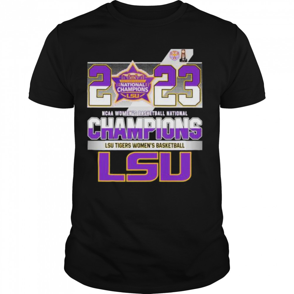 LSU Tigers Women’s 2023 NCAA Division I Women’s Basketball National Champions Matchup shirt