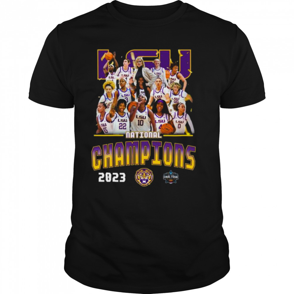 LSU Tigers teams 2023 NCAA Division I National Champion shirt