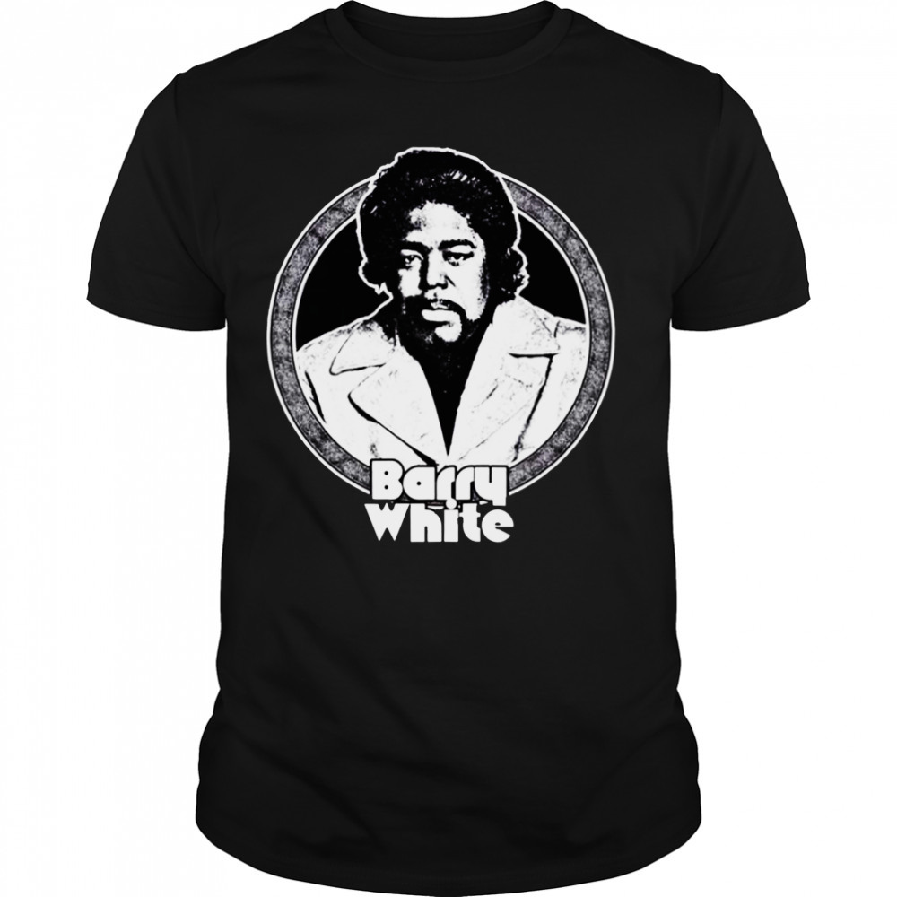 Original Retro Style Barry White Design shirt