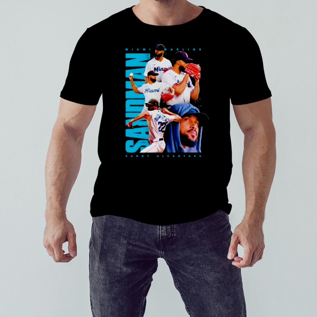 Sandy Alcantara Miami Marlins Football Player Shirt - Limotees