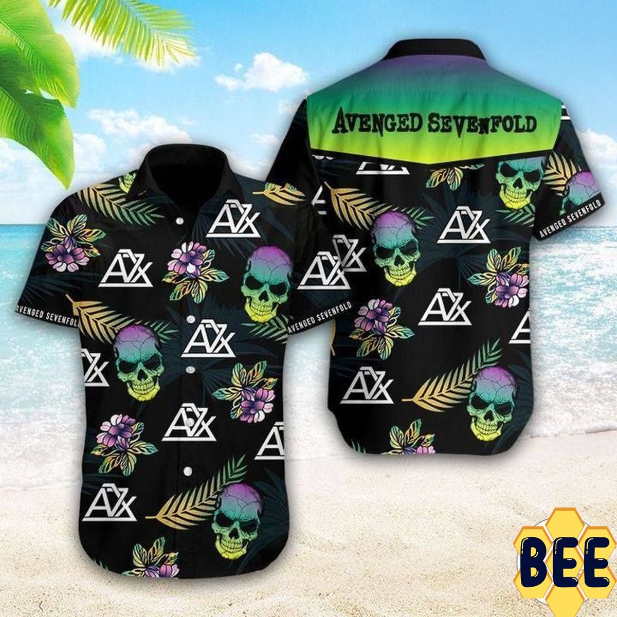 Avenged Sevenfold Trending Hawaiian Shirt-1