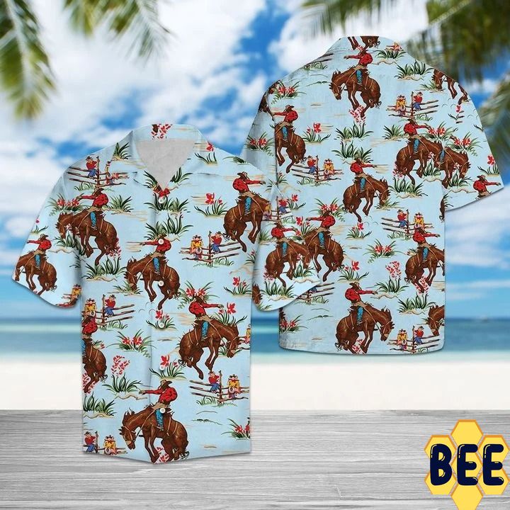 Awesome Cowboy Trending Hawaiian Shirt-1