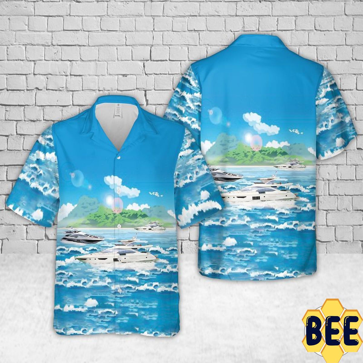 Azimut 80 Trending Hawaiian Shirt-1