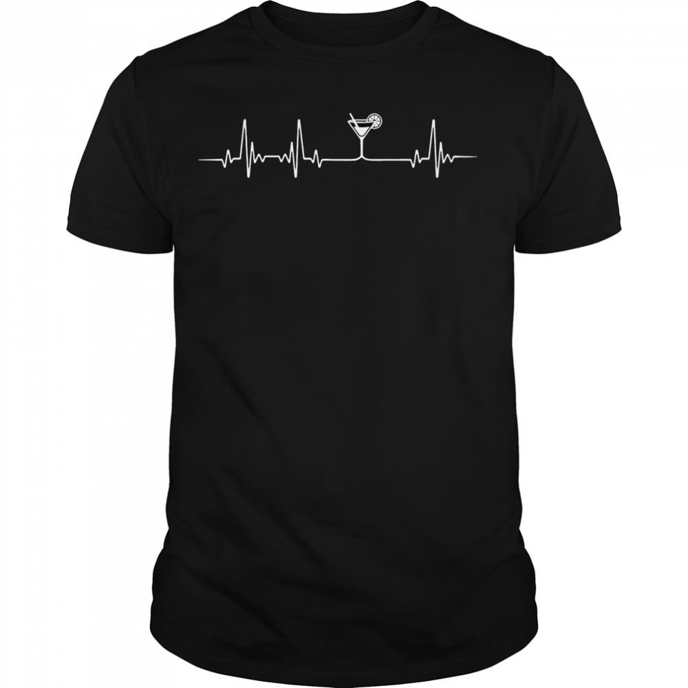 Bartender Heartbeat Funny Design shirt