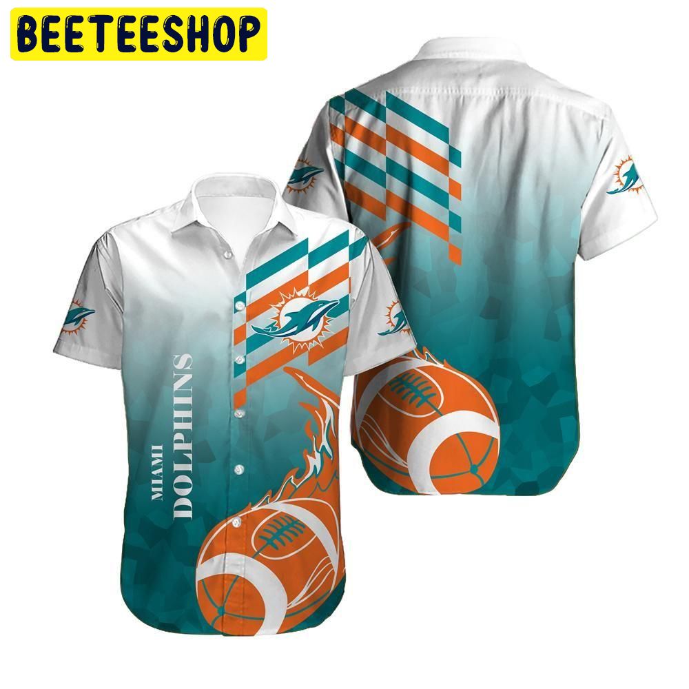 Beach Miami Dolphins For Fans Hawaiian Shirt-1