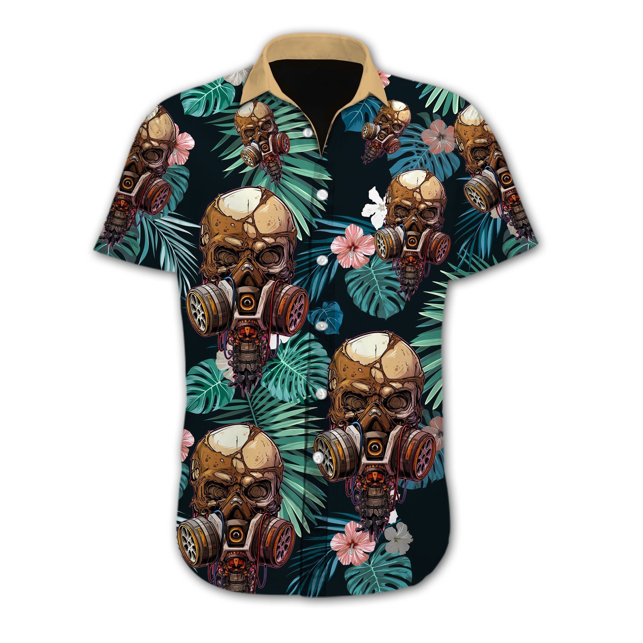 Beach Shirt Discover Cool Skull – Hawaiian Shirt