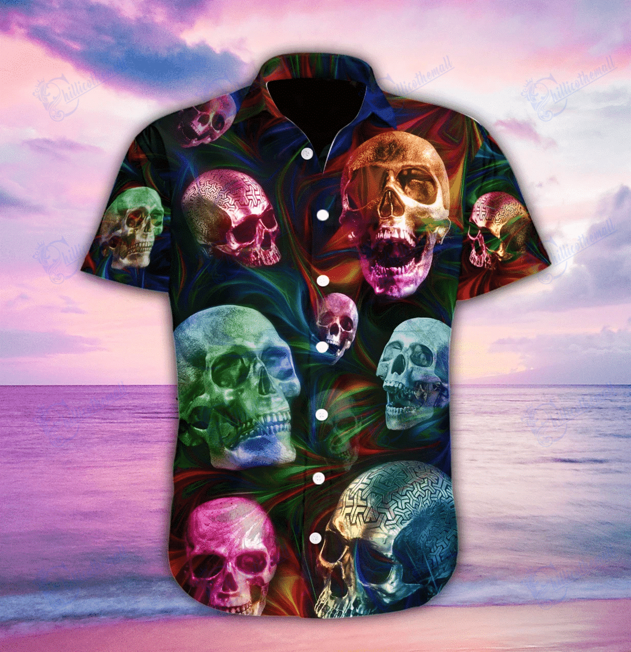 Beach Shirt Find Hawaiian Aloha Shirts Fantastic Skull