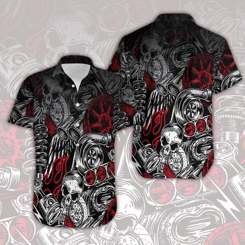 Beach Shirt Shop From 1000 Unique Hawaiian Aloha Shirt Motorbike Skull Art