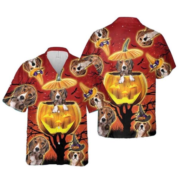 Beagle Happy Halloween Hawaii Shirt