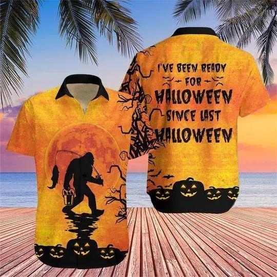Bigfoot Ive Been Ready For Halloween Hawaiian Shirt