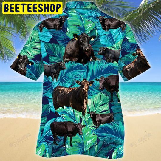 Black Angus Cattle Trending Hawaiian Shirt-1