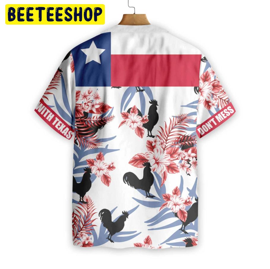 Black Rooster Texas Trending Hawaiian Shirt-1