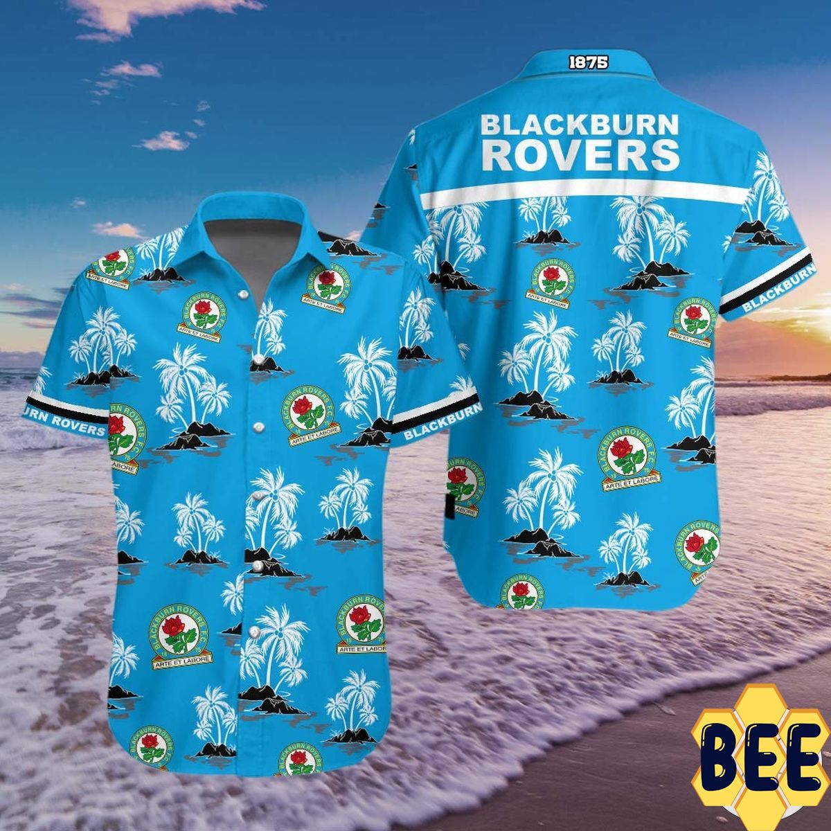Blackburn Rovers Tropical Flower Trending Hawaiian Shirt-1