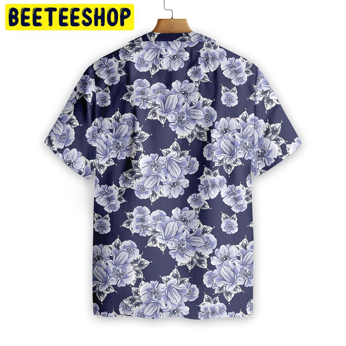 Blue Flower Trending Hawaiian Shirt-1