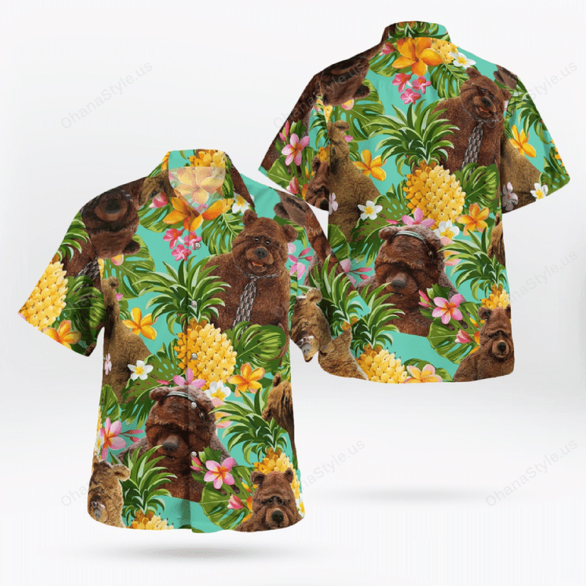 Bobo The Bear Hawaiian Shirt-1