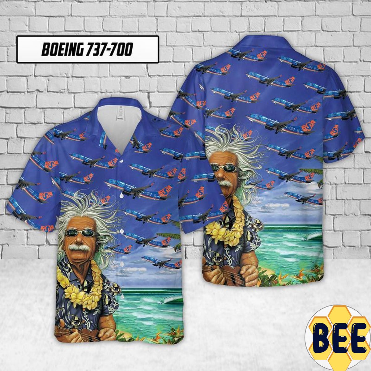 Boeing 737-700 Sun Country Airlines Trending Hawaiian Shirt-1