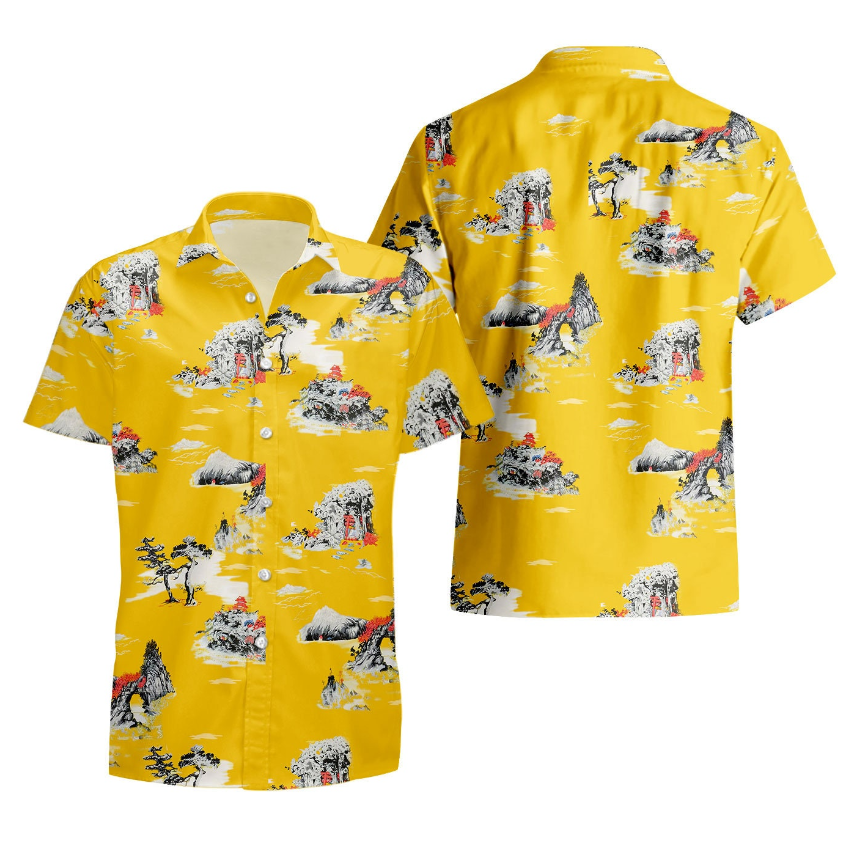 Brad Pitt Cliff Booth Once Upon A Time Hawaiian Shirt