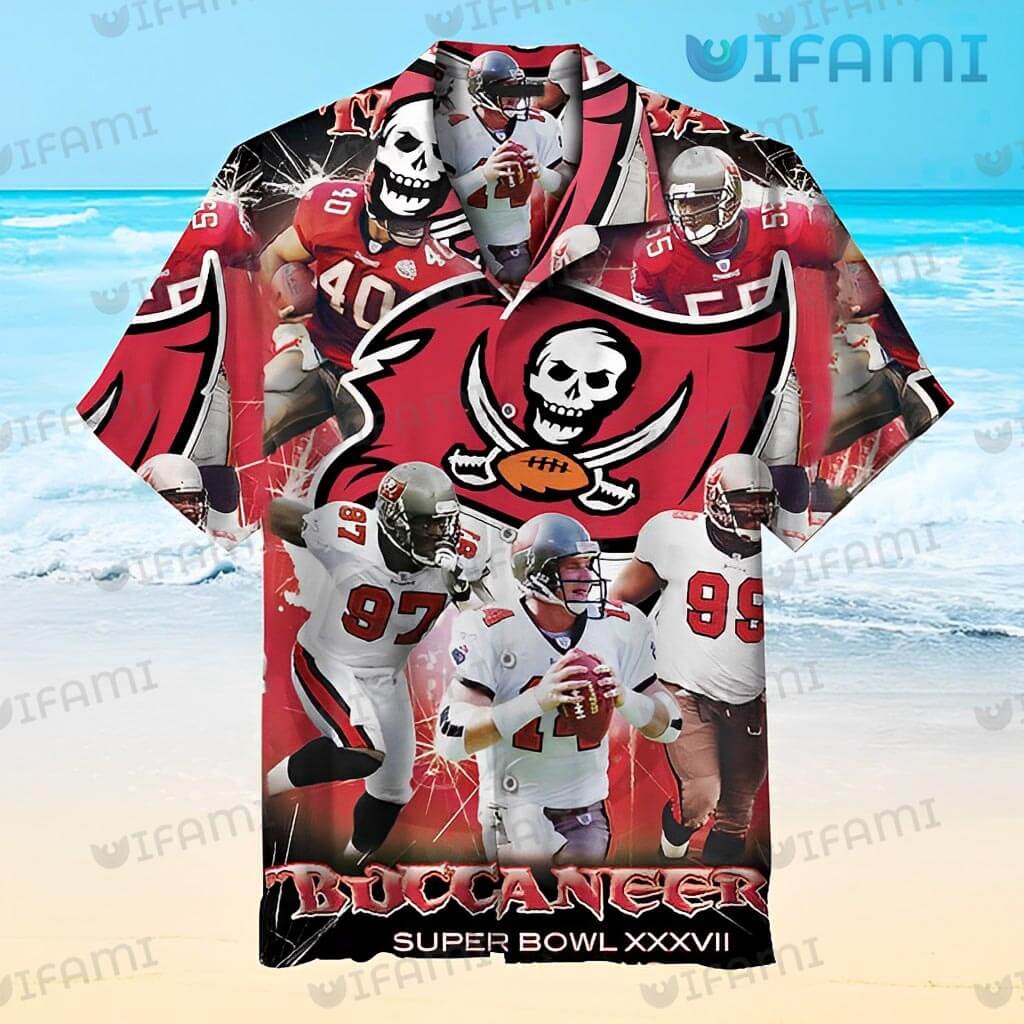 Buccaneers Hawaiian Shirt Super Bowl Xxxvii Tampa Bay Buccaneers Gift