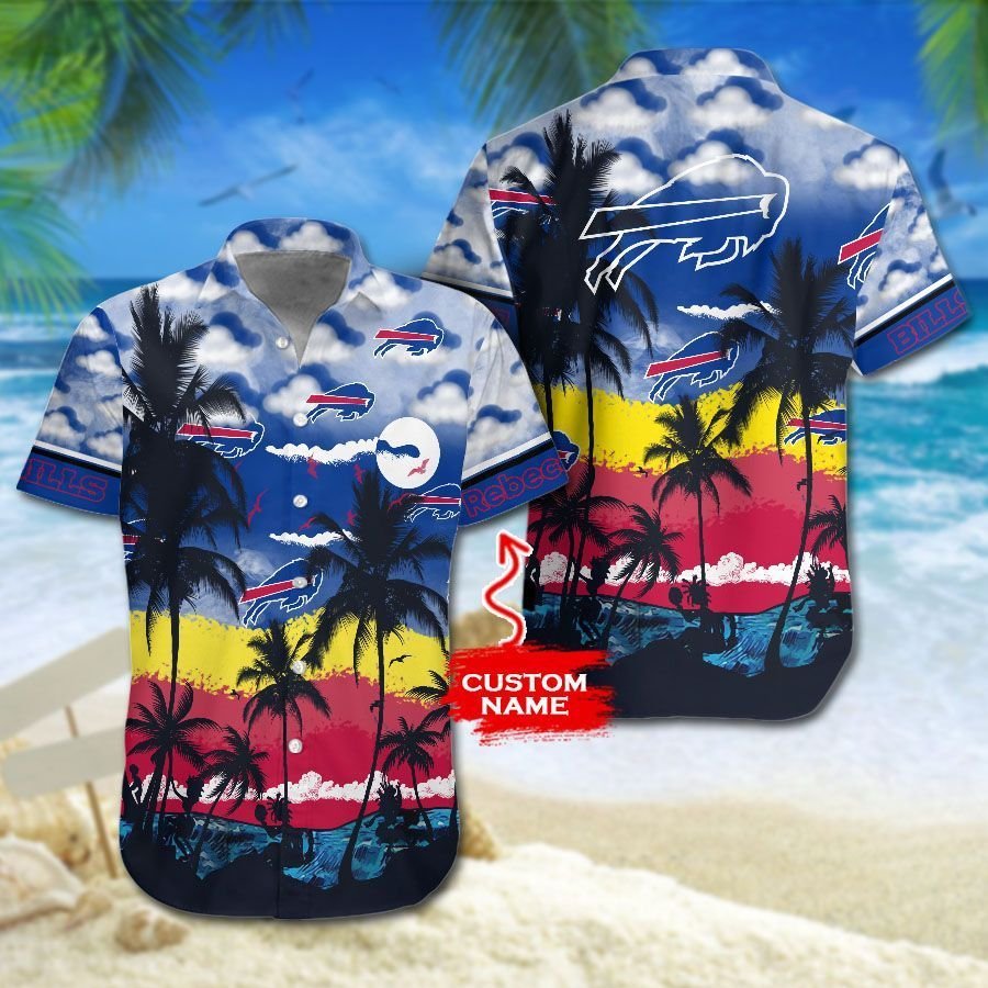 Buffalo Bills Nfl Hawaiian Shirt For Fans-1