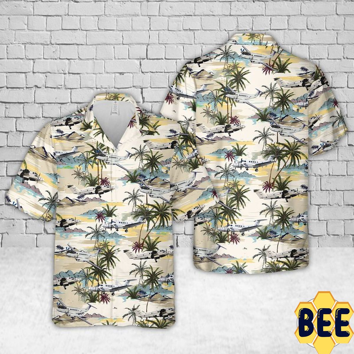 C-12 Huron Army Aviation Aircraft Trending Hawaiian Shirt-1