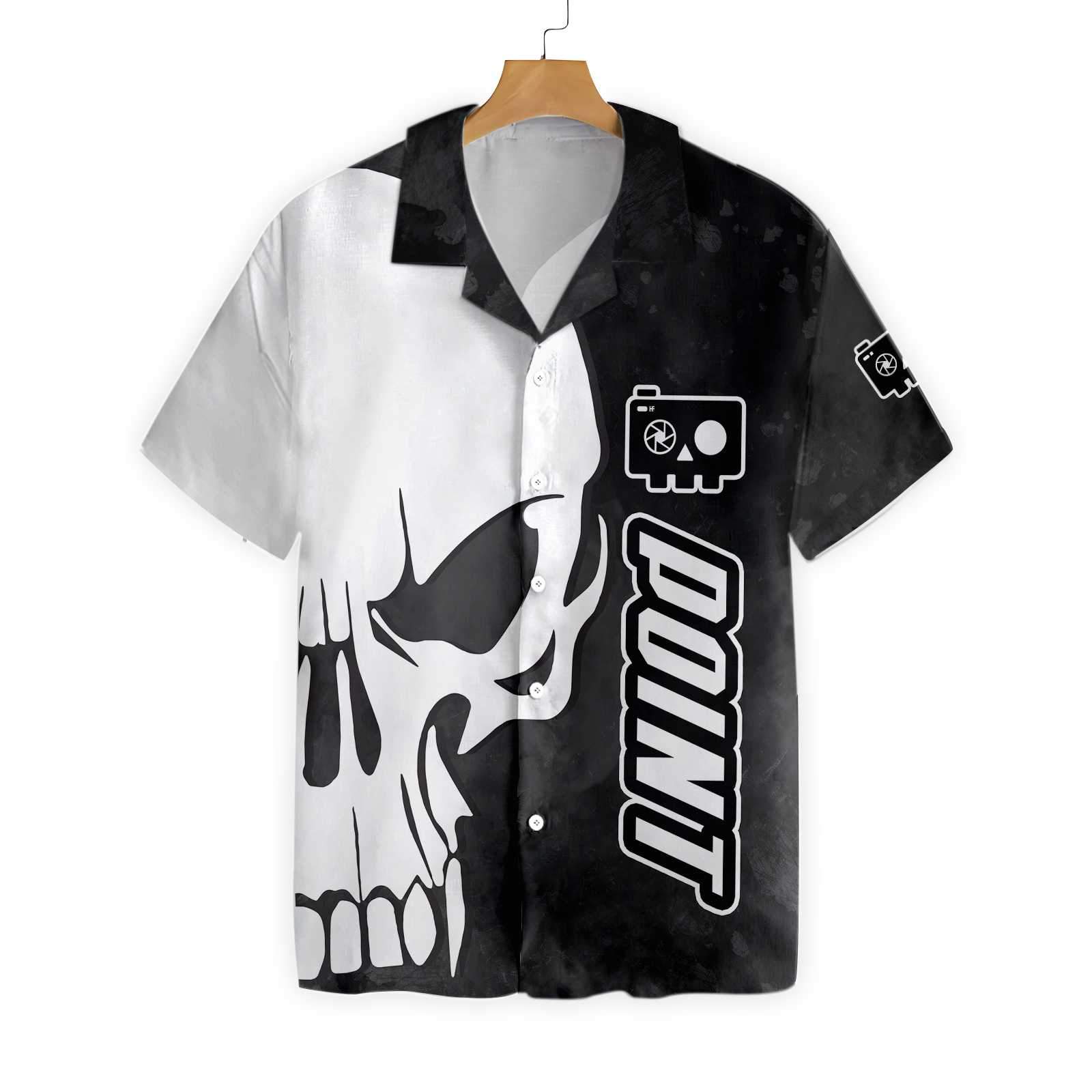 Camera And Skull Ez33 0603 Hawaiian Shirt