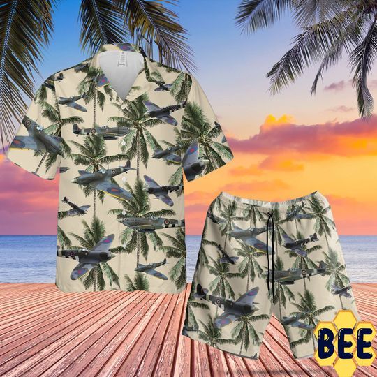 Canadian Supermarine Spitfire Trending Hawaiian Shirt-1