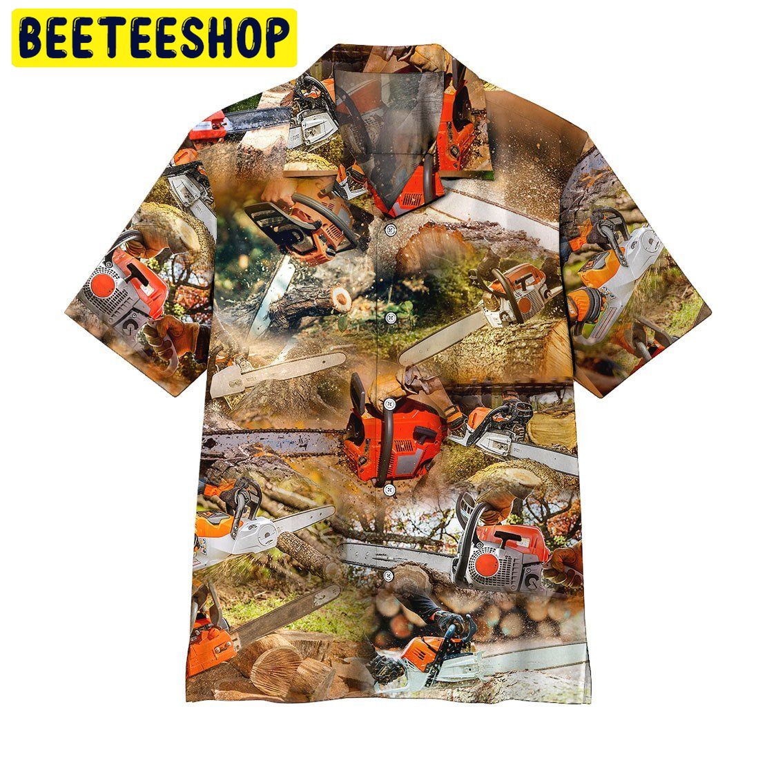 Chainsaw 3d All Over Printed Trending Hawaiian Shirt-1