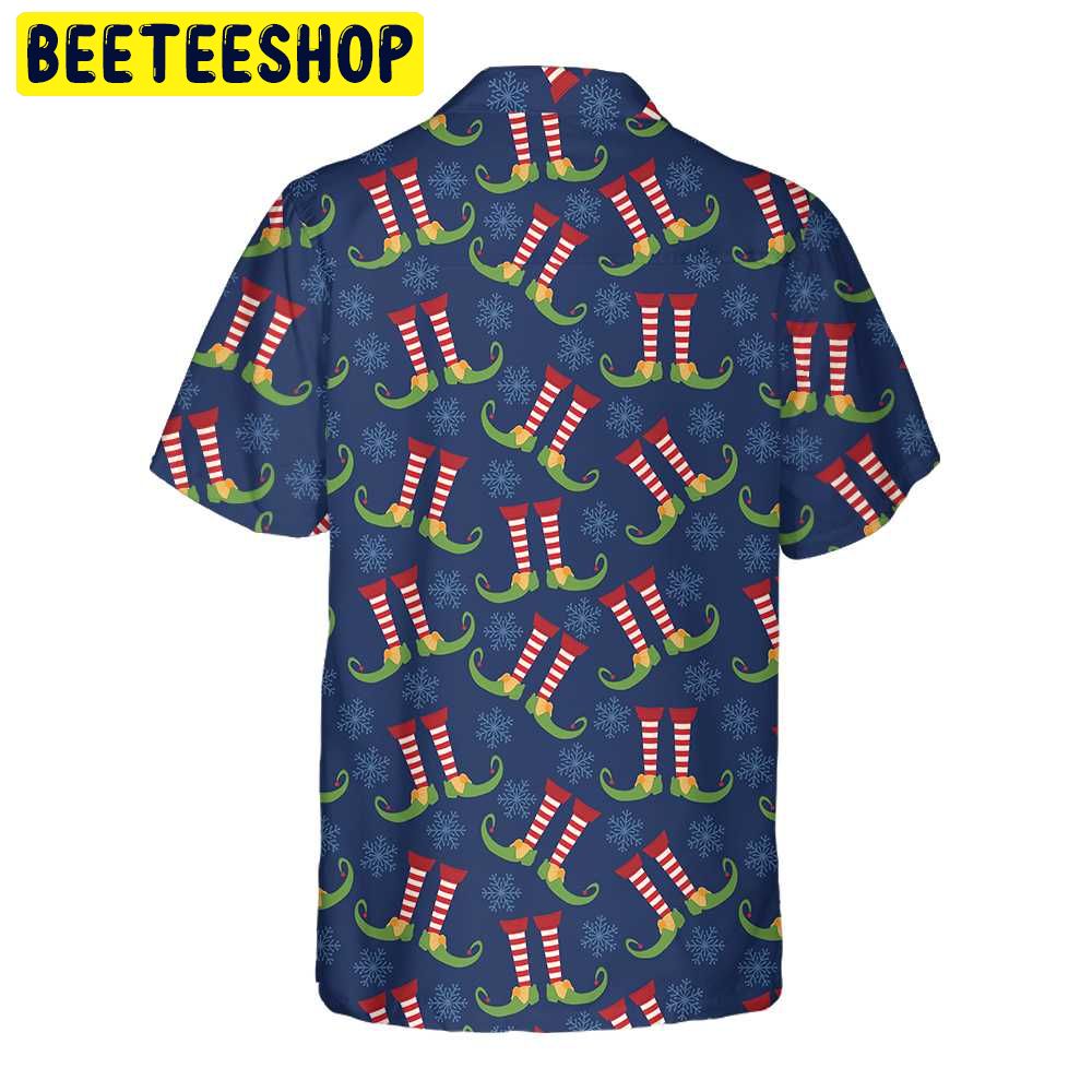 Christmas Elves Legs Trending Hawaiian Shirt-1