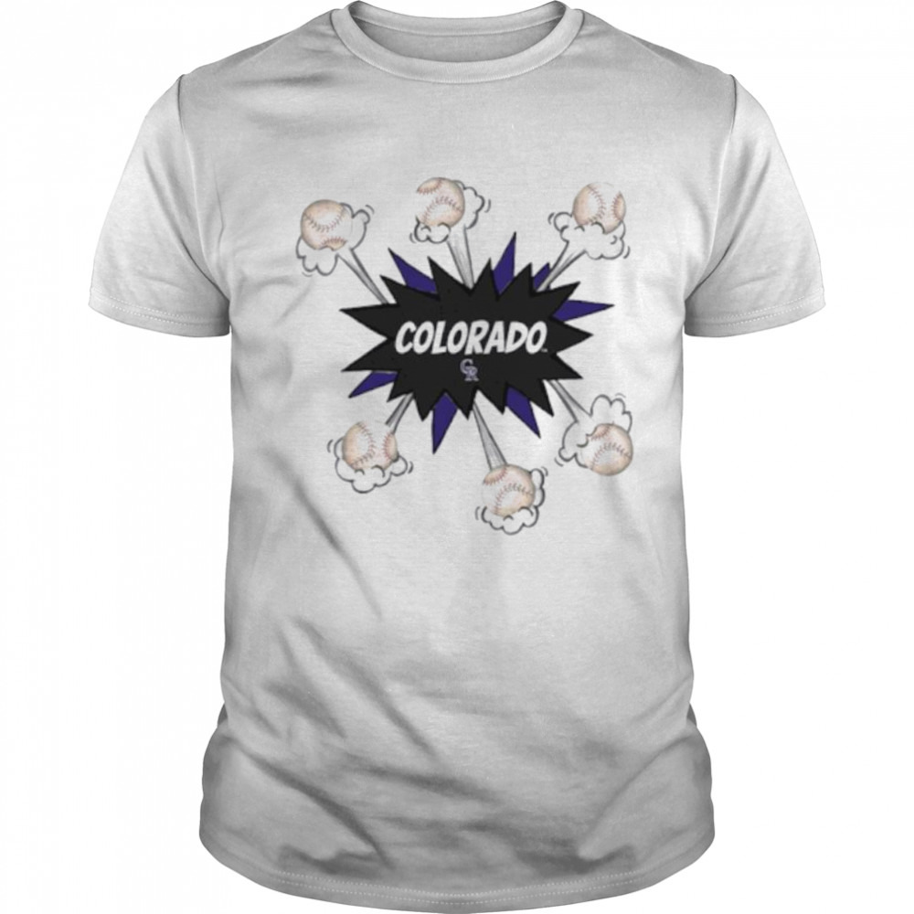 Colorado Rockies Baseball Pow shirt