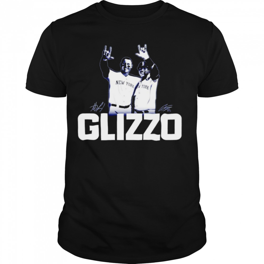 GLIZZO Gleyber Torres and Anthony Rizzo signature shirt