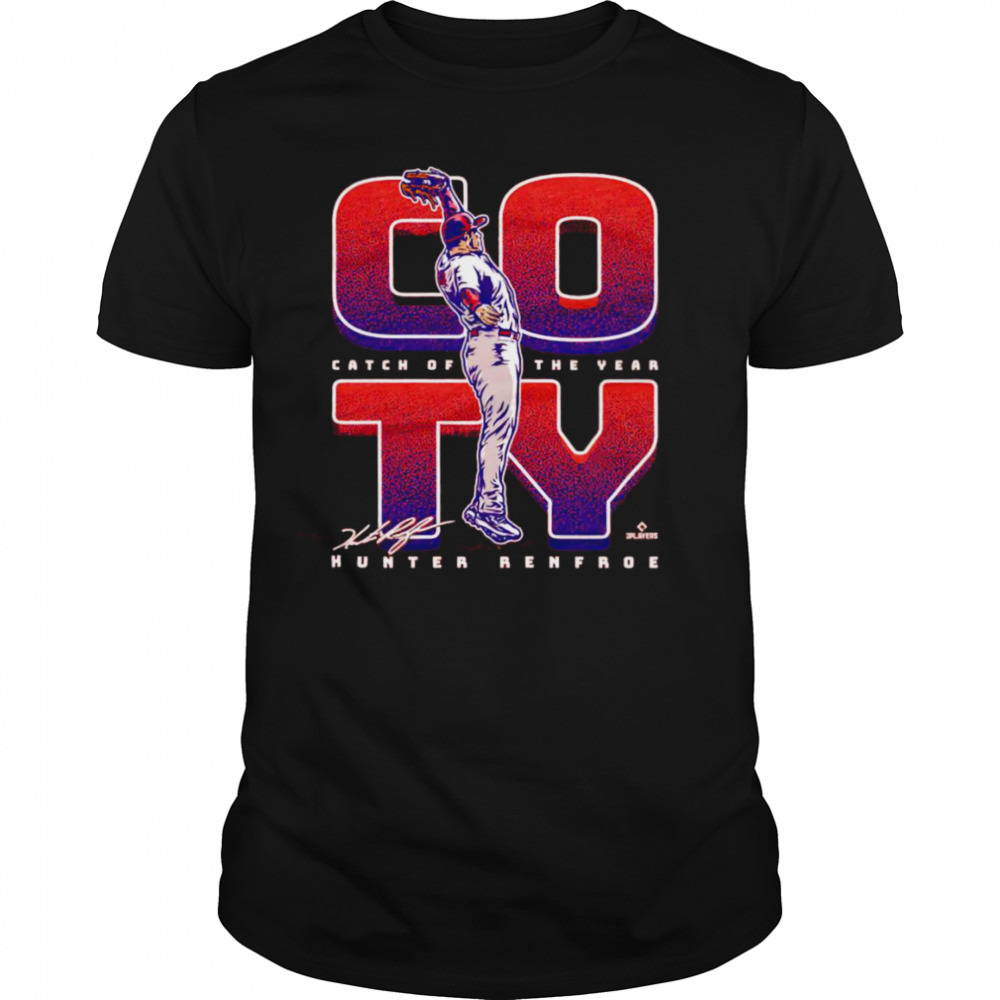 Hunter Renfroe Coty Los Angeles Angels signature shirt
