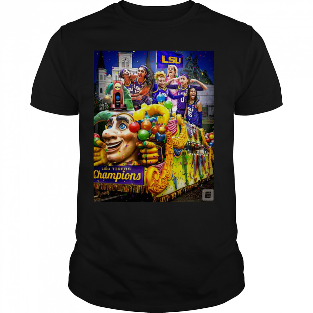 NCAA Division Champion LSU Tigers Final Four a parade in Louisiana shirt