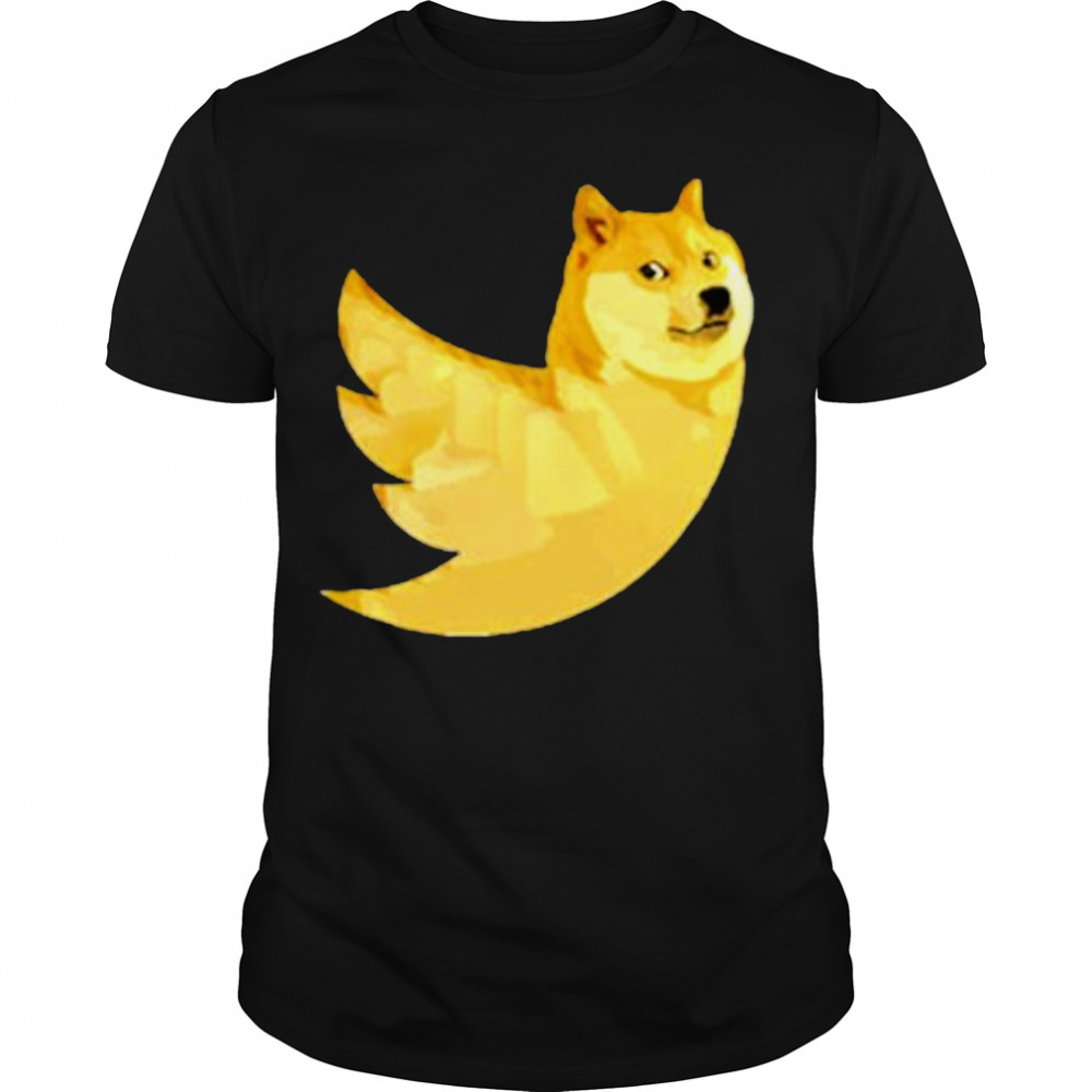 New Twitter Logo Dogecoin Elonmusk shirt