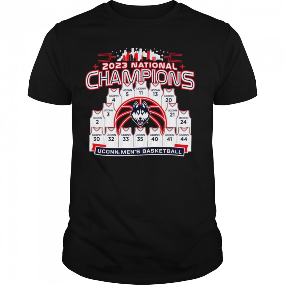Premium UConn Huskies 2023 NCAA Men’s Basketball National Champions Jerseys T-Shirt
