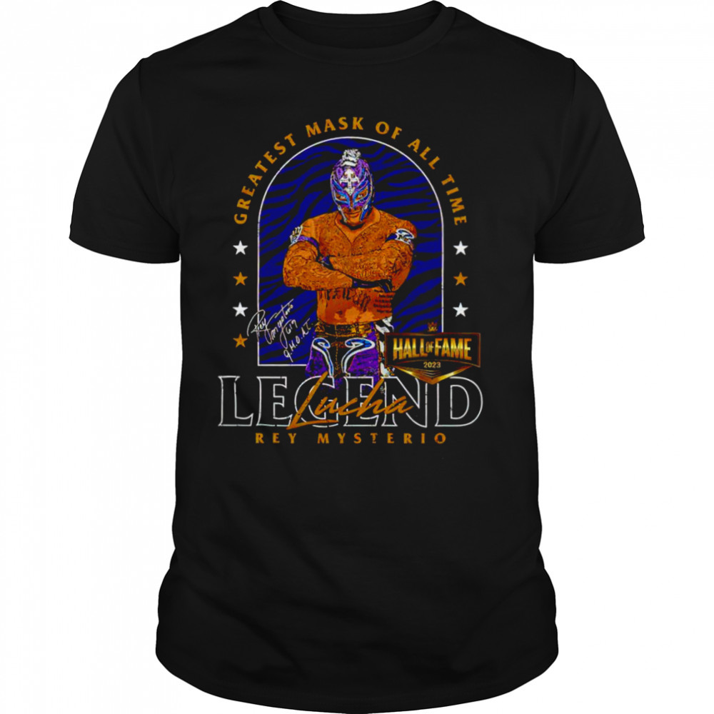 Rey Mysterio HOF Greatest Mask of all time shirt