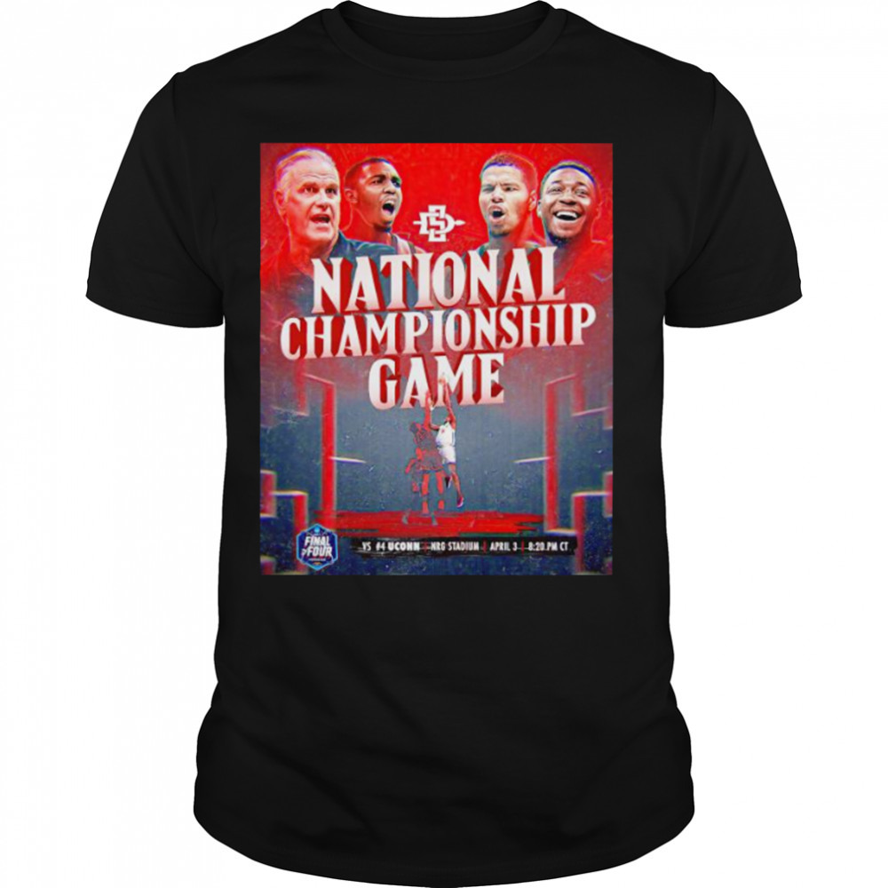 SDSU Athletics vs Uconn national championship game shirt