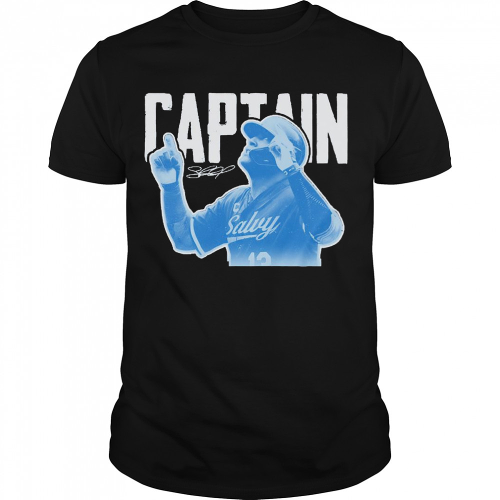 Salvador Perez captain signature shirt