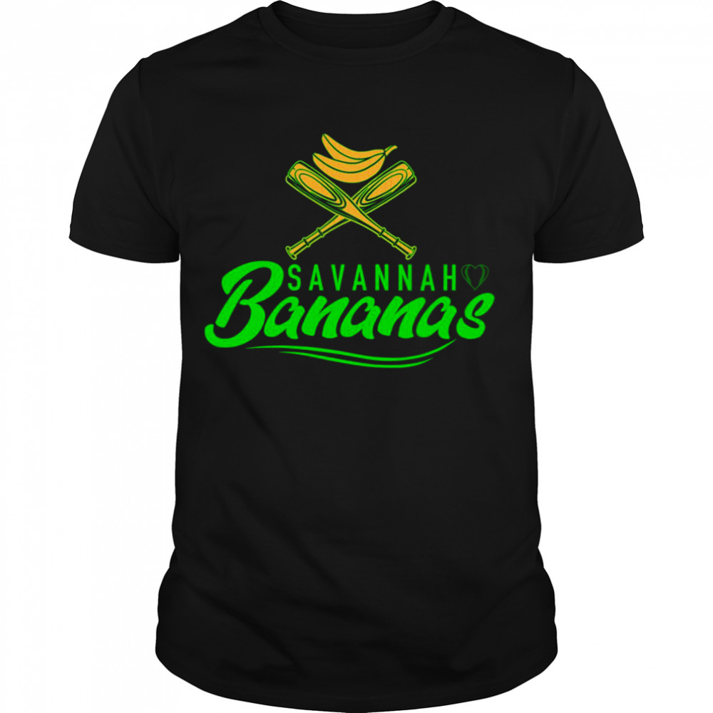 Savannah Bananas Baseball Design Logo shirt
