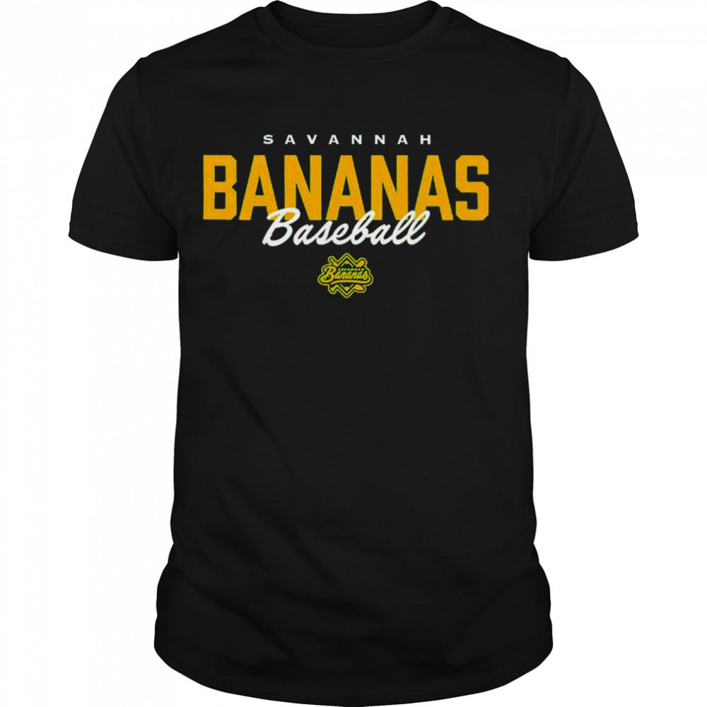 Savannah bananas text banana ball T-shirt