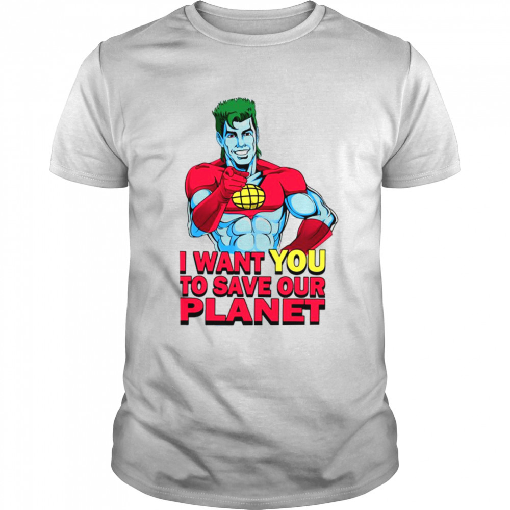 Save Our Planet Silverhawks shirt