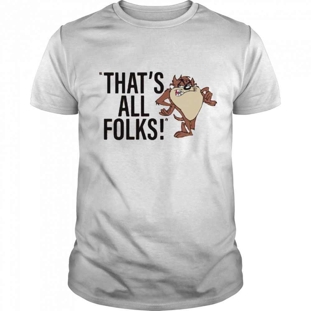 Taz that’s all folks T-shirt